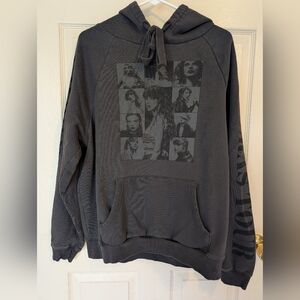 Taylor Swift Black and Gray Graphic Hoodie